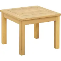 vidaXL Salontafel, licht acaciahout, 45 x 45 x 36 cm, massief acaciahout