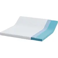 vidaXL Matras Wit 180 x 200 cm Jacquard stof