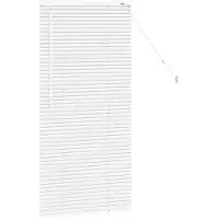 vidaXL Venetiaanse jaloezie Wit 130 x 60 cm 25 mm Aluminium