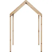 vidaXL Kinderbedhuisje 217x95,5x159 cm massief grenenhout