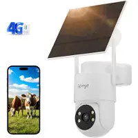 HDeye SP3 4MP 4G Beveiligingscamera – PIR, Tweeweg-audio, 3 maanden batterij, KI-detectie, IP65 – Geen WLAN nodig