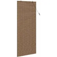vidaXL Rolgordijn Bruin 100 x 220 cm Bamboe