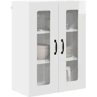 vidaXL Vaatwasserpaneel Kalmar Hoogglans wit 60 x 31 x 80 cm