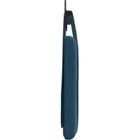 vidaXL Hangend hoofdbord Blauw Fluweel