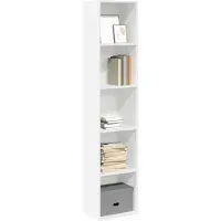 vidaXL Boekenkast 40x30x189 cm bewerkt hout wit