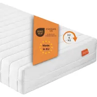 Sleepling Basic 30 - wendematras 140x200 cm comfortschuim - matras met duo hardheidsgraad 2 en 3 - 21 cm hoogte - afneembare hoes - Made in EU - topkwaliteit - 140 x 200 x 21 cm - wit