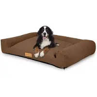 Dogeste Teddy XXL - Hondenmand - Teddy stof - Afneembare hoes - Schuimvulling - Bruin