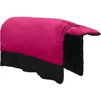 vidaXL Paardendeken Roze en Zwart 75 cm Polyester