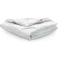 Sleepling Basic 100 zomerdekbed 155 x 200 cm | licht zomerdekbed | Made in EU | Ökotex 100 | wasbaar op 60 graden | warmteklasse garantie | 100% fijne microvezel | wit