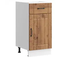 vidaXL Onderkast Lucca bewerkt hout oud houtkleurig