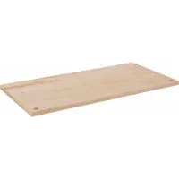 vidaXL Bureaublad 110x55x2,5 cm massief grenenhout