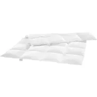 Sleepling licht donsdekbed 135 x 200 cm, zomerdekbed, 60% dons / 40% veren, wasbaar,