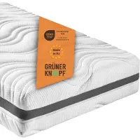 Sleepling ergonomisch 7-zones springverenmatras met koudschuimlaag, 80 x 200 cm, 18 cm, H3, Comfort 130