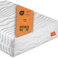 Sleepling , binnenvering matras Innovation 420, 90 x 200 x 25 cm, hardheid graad 4 | pocketveren kern met visco matrastopper | 7-zone | Made in EU | Ökotex 100 | wit
