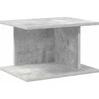 vidaXL Nachtkastje Beton Grijs 40 x 30 x 25 cm Bewerkt hout