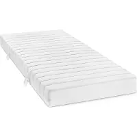 Sleepling 90 x 200 cm matras met binnenvering | Hardheidsgraad 3 | Binnenveringsmatras | Rolmatras | Afneembare hoes van microvezel, wasbaar op 60 graden | 90 x 200 x 16 cm | Wit