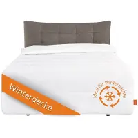 Sleepling energiebesparend winterdekbed 135 x 200 cm, ultra-warm dekbed met 1.685 gr. vulgewicht, 100% microvezel, Ökotex, 60 graden wasbaar