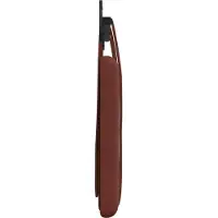 vidaXL Hangend hoofdbord Glanzend Bruin Antiek PU