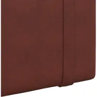 vidaXL Hangend hoofdbord Glanzend Bruin Antiek PU