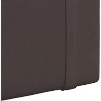 vidaXL Hangend hoofdbord Met LED-verlichting Donkerbruin Stof
