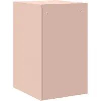 vidaXL Bestandkast met lade Roze 44 x 50 x 74,5 cm Koudgewalst Staal