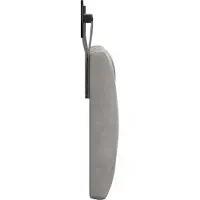 vidaXL Hangend hoofdbord Lichtgrijs Fluweel