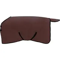 vidaXL Paardendeken Volledig Donkerbruin 95 cm Polyester Fleece