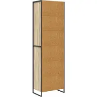 vidaXL Hoge Kasten Sonoma 60 x 36 x 200 cm Bewerkt hout