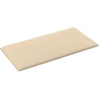 vidaXL Wand Hoofdbord 12 pcs 30 x 15 cm Crème Stof