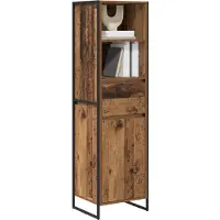 vidaXL Boekenkast Oud Hout 43 x 36 x 150.5 cm Bewerkt hout