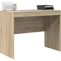 vidaXL Bureau Sonoma Eik 100 x 50 x 76 cm
