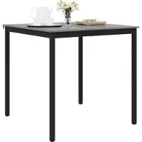 vidaXL Standaardtafel, houten materiaal, vierkant