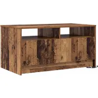 vidaXL Salontafel Oudhout 90 x 50 x 45 cm Bewerkt hout