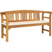 vidaXL Rozenbank Natuurlijk 157 x 46 x 82,5 cm Massief Acacia Hout