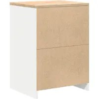 vidaXL Garagekast 60x51x85 cm massief grenenhout wit
