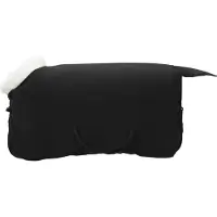 vidaXL Paardendeken Zwart 155 cm Polar fleece