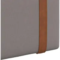 vidaXL Hangend hoofdbord Taupe Antiek PU