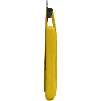 vidaXL Hangend hoofdbord Geel Fluweel