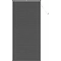 vidaXL Venetiaanse jaloezie Zilvergrijs 213 x 70 cm 25 mm PVC