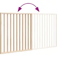 vidaXL Hondenhek opvouwbaar 2 panelen 160 cm populierenhout