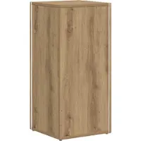 vidaXL Zijplank 33 x 32 x 70,5 cm Bewerkt hout Artisan Eiken