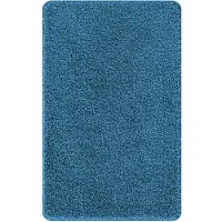 vidaXL Antislip Badmat Blauw 60 x 90 cm PP