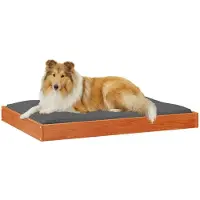 vidaXL Hondenbed 101,5 x 74 x 9 cm Massief vurenhout