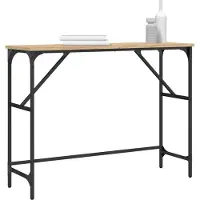 vidaXL Wandtafel 100x32x75 cm bewerkt hout sonoma eikenkleurig