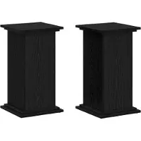 vidaXL Plantenstand Zwart eiken 33 x 33 x 60 cm Bewerkt hout