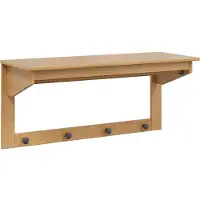 vidaXL Kapstok HILL Honing bruin 90 x 35 x 41,5 cm Massief grenenhout