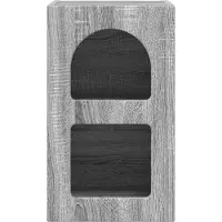 vidaXL Nachtkastje ELST Grijs Sonoma 29,5 x 33,5 x 50 cm Bewerkt hout