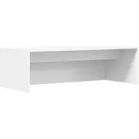 vidaXL Wandbureau Wit Bewerkt hout 100 x 45 x 30 cm