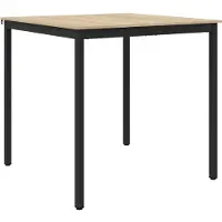vidaXL Staande Bartafel Bewerkt hout Vierkant