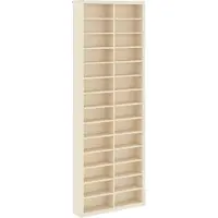 vidaXL Wanddisplaykast Muurmontage Beige 21 x 4,5 x 59 cm Bewerkt hout